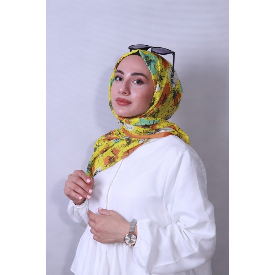HAREM SCARF SOFT ŞAL 3087-V18 SARI