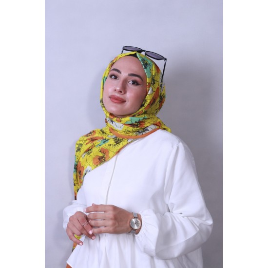 HAREM SCARF SOFT ŞAL 3087-V18 SARI