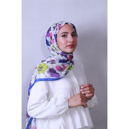 HAREM SCARF SOFT ŞAL 3087-V24 MAVİ