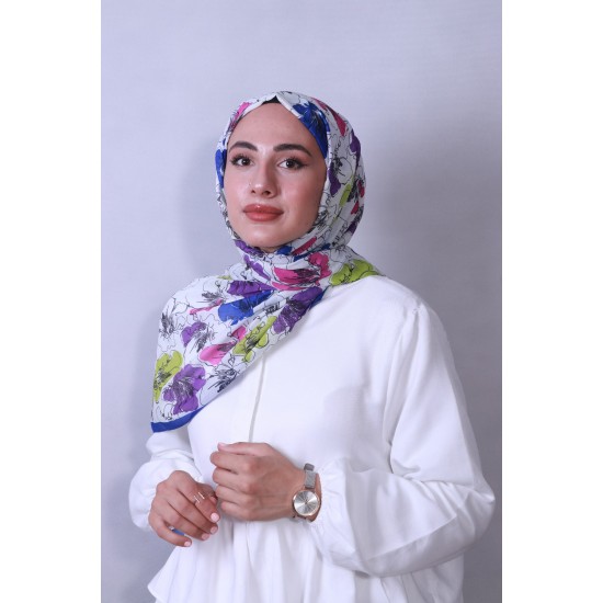 HAREM SCARF SOFT ŞAL 3087-V24 MAVİ