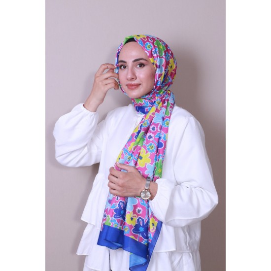 HAREM SCARF SOFT ŞAL 3088-V28 SAKS MAVİ