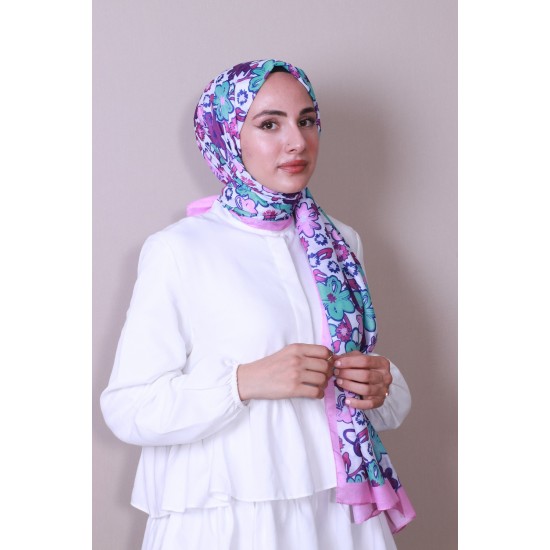 HAREM SCARF SOFT ŞAL 3088-V40 PEMBE