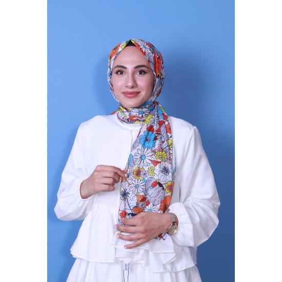 HAREM SCARF SOFT ŞAL 3089-V17 KIRIK BEYAZ