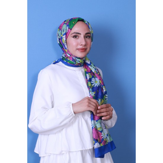 HAREM SCARF SOFT ŞAL 3089-V22 SAKS MAVİSİ
