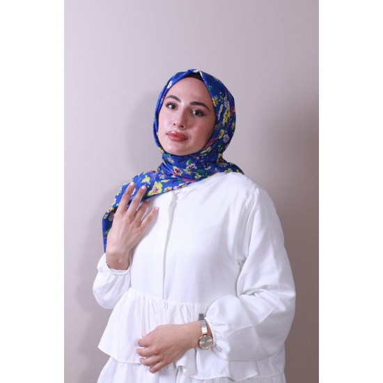 HAREM SCARF SOFT ŞAL 3094-V06 SAKS MAVİSİ