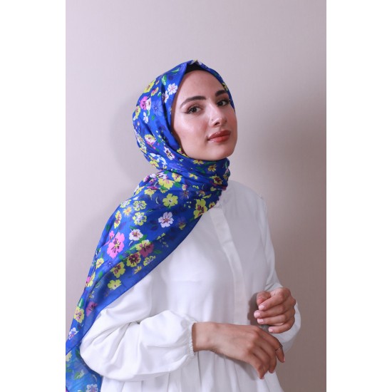 HAREM SCARF SOFT ŞAL 3094-V06 SAKS MAVİSİ