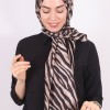 HAREM SCARF ZEBRA ŞAL BEJ