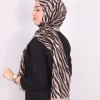 HAREM SCARF ZEBRA ŞAL BEJ