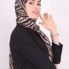 HAREM SCARF ZEBRA ŞAL BEJ