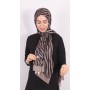 HAREM SCARF ZEBRA ŞAL VİZON