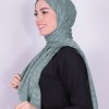 İPEKSİ JAKAR PETEK DESEN ŞAL MİNT