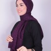 İPEKSİ JAKAR PETEK DESEN ŞAL MOR