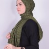 İPEKSİ JAKAR PETEK DESEN ŞAL YEŞİL