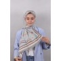 LEVİDOR ELAGANCE DESENLİ ŞAL MODEL 7 - MİNT