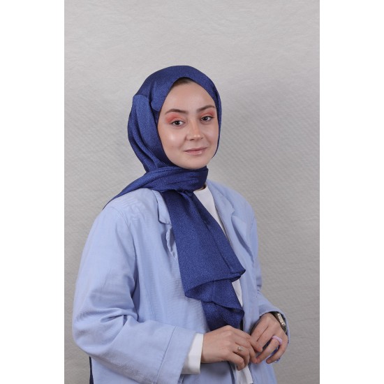 LEVİDOR KRİSTAL YORYO ABİYE ŞAL - LACİVERT