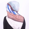 LEVİDOR TWİL İPEK EŞARP MAVİ
