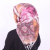 LEVİDOR TWİL İPEK EŞARP PEMBE
