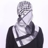 LEVİDOR TWİL İPEK EŞARP SİYAH