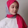 LORYAN SCARF ÇİFT RENK CRUSH 2 FUŞYA-MERMER