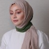 LORYAN SCARF ÇİFT RENK CRUSH 2 HAKİ-VİZON