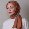 LORYAN SCARF ÇİFT RENK CRUSH 2 KOT CAMEL-VİZON