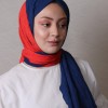 LORYAN SCARF ÇİFT RENK CRUSH 2 MERCAN-LACİVERT