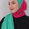 LORYAN SCARF ÇİFT RENK CRUSH 2 NEW BENETTON-FUŞYA