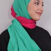 LORYAN SCARF ÇİFT RENK CRUSH 2 NEW BENETTON-FUŞYA
