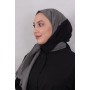 LORYAN SCARF ÇİFT RENK CRUSH 2 SİYAH-ANTRASİT
