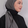 LORYAN SCARF ÇİFT RENK CRUSH 2 SİYAH-ANTRASİT