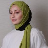 LORYAN SCARF ÇİFT RENK CRUSH 2 SİYAH-F.YEŞİLİ