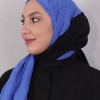 LORYAN SCARF ÇİFT RENK CRUSH 2 SİYAH-İNDİGO