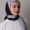 LORYAN SCARF ÇİFT RENK CRUSH 2 SİYAH-MERMER