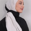 LORYAN SCARF ÇİFT RENK CRUSH 2 SİYAH-POLEN