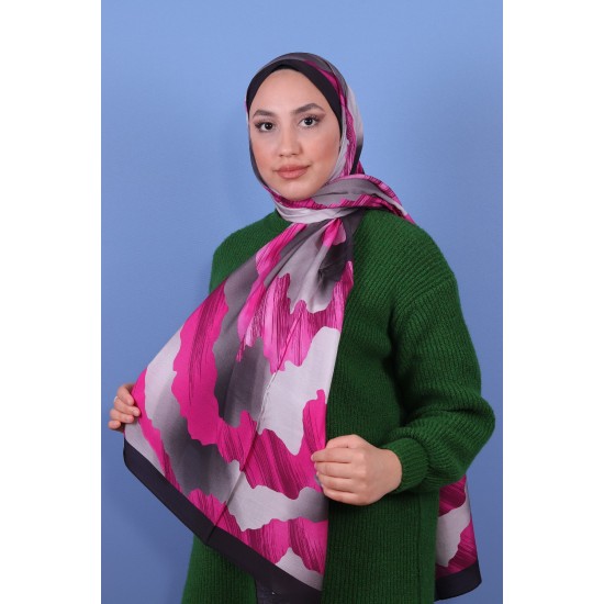LORYAN SCARF DİAMOND BULUT 2- FUŞYA