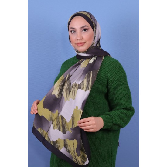 LORYAN SCARF DİAMOND BULUT 2- HARDAL