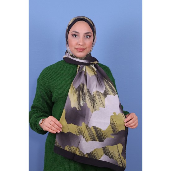 LORYAN SCARF DİAMOND BULUT 2- HARDAL
