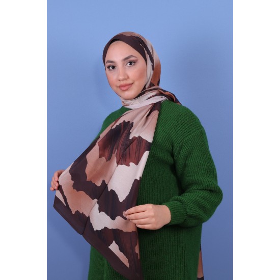 LORYAN SCARF DİAMOND BULUT 2- KAHVE