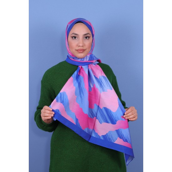 LORYAN SCARF DİAMOND BULUT 2- PEMBE