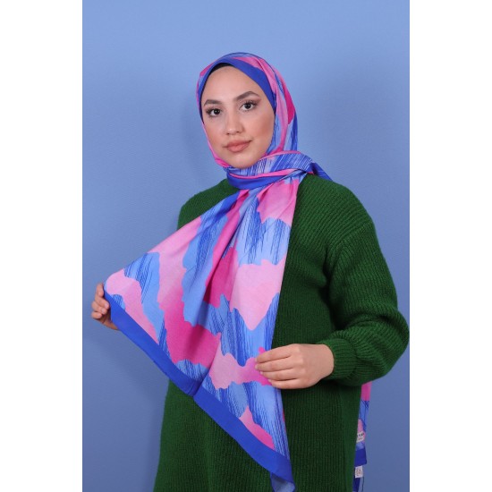 LORYAN SCARF DİAMOND BULUT 2- PEMBE