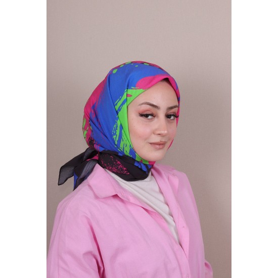 LORYAN SCARF DİAMOND FIRÇA EŞARP - FUŞYA