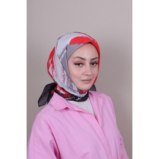 LORYAN SCARF DİAMOND FIRÇA EŞARP - MERCAN