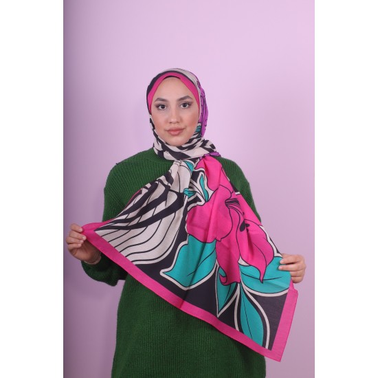 LORYAN SCARF DİAMOND ORKİDE 2 - FUŞYA