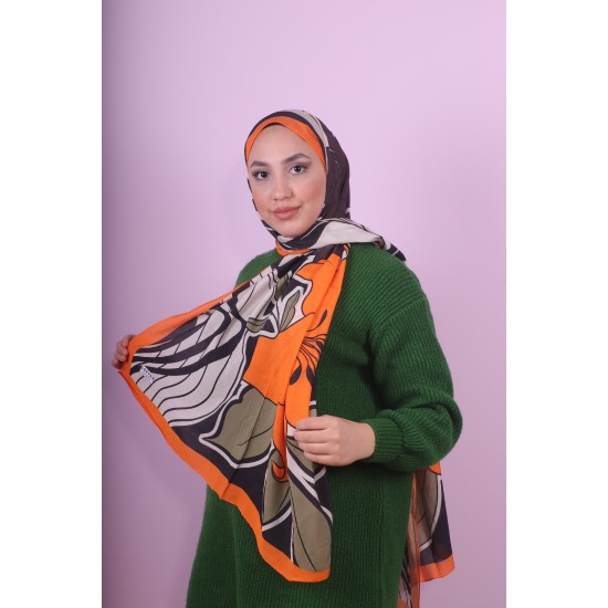 LORYAN SCARF DİAMOND ORKİDE 2 - ORANGE