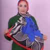 LORYAN SCARF DİAMOND ORKİDE 2 - SAKS MERCAN
