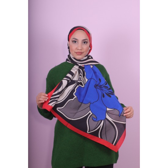 LORYAN SCARF DİAMOND ORKİDE 2 - SAKS MERCAN