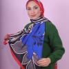 LORYAN SCARF DİAMOND ORKİDE 2 - SAKS MERCAN