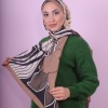 LORYAN SCARF DİAMOND ORKİDE 2 - VİZON