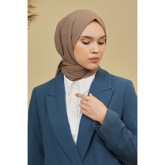 LORYAN SCARF MARTİNA ŞAL - CAPPUCİNO