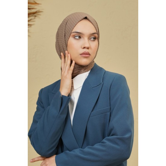 LORYAN SCARF MARTİNA ŞAL - CAPPUCİNO